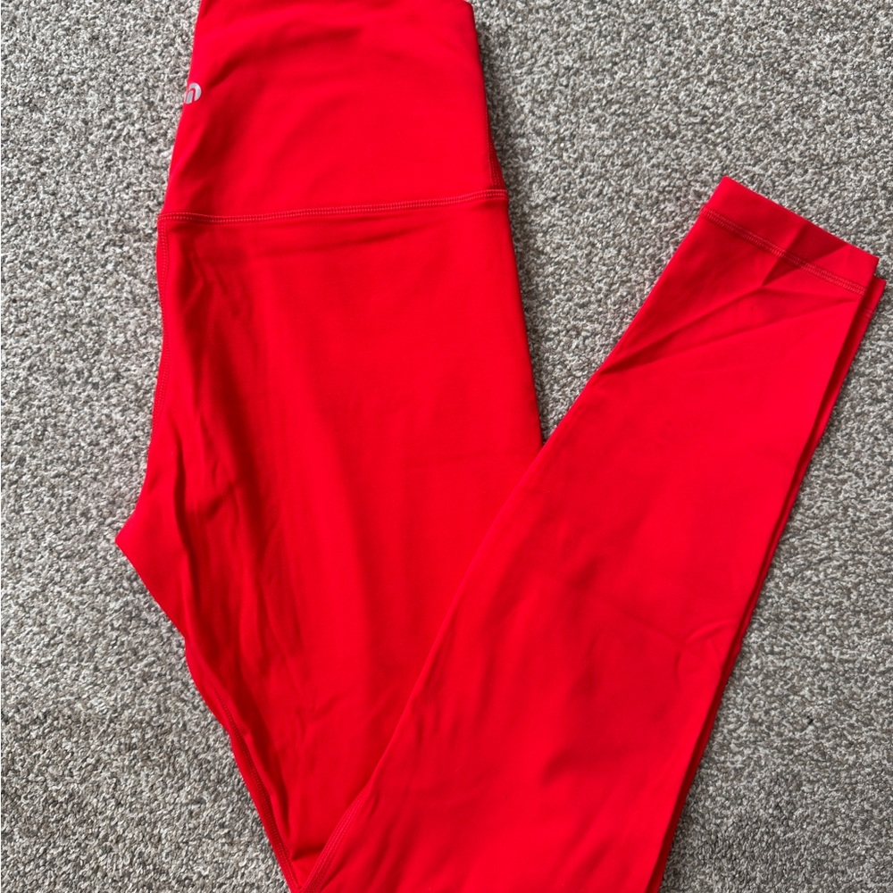 Women's Red Leggings